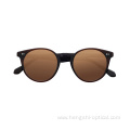 Ready Stock Retro Round Newest Ladies Men Brand Luxury Acetate Sunglasses